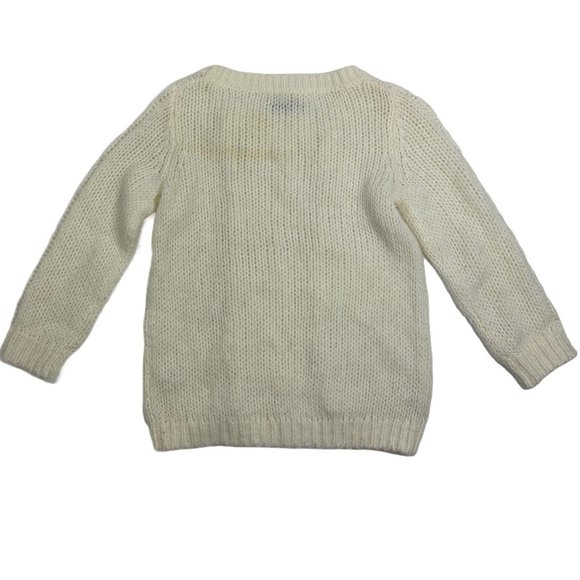 Old Navy NWT XS Ivory Sweater Wool Blend Knit - Picture 2 of 3